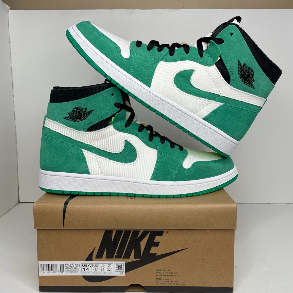 Nike Air Jordan 1 Retro Zoom Air CMFT “Stadium Green” NEW 2021 - Picture 1 of 4
